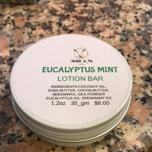 Load image into Gallery viewer, Eucalyptus Mint Lotion Bar
