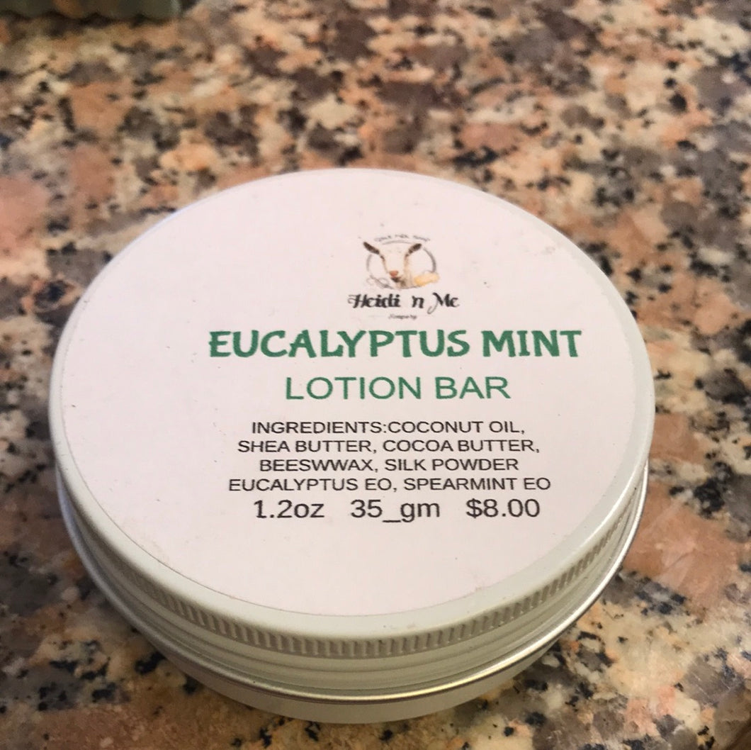 Eucalyptus Mint Lotion Bar